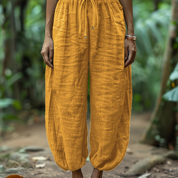 Alfonsina | Pantalón globo con cordón ajustable