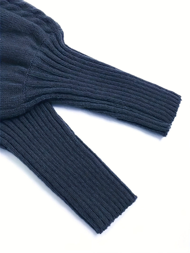Ciriaca | Sweater texturado cuello medio
