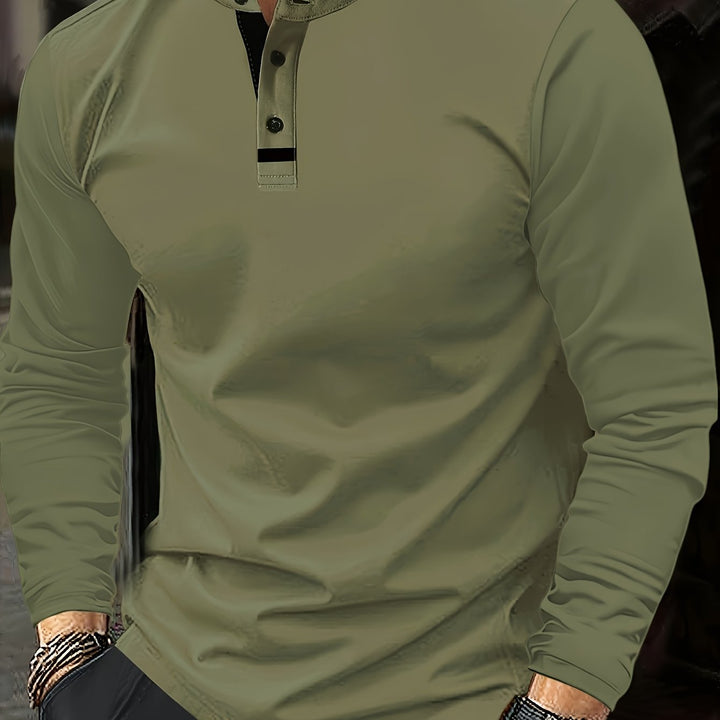 Jesús | Polera henley manga larga