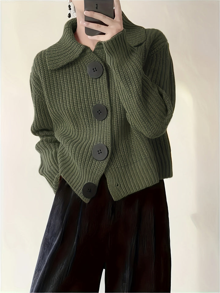 Ariadna | Sweater tejido a canalé