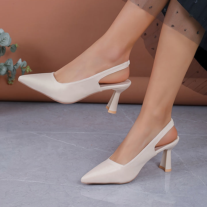 María Ester | Zapatos de taco destalonados en punta