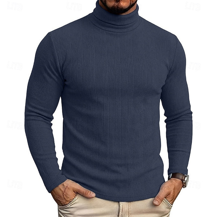 Mauro | Sweater cuello alto texturado para hombre