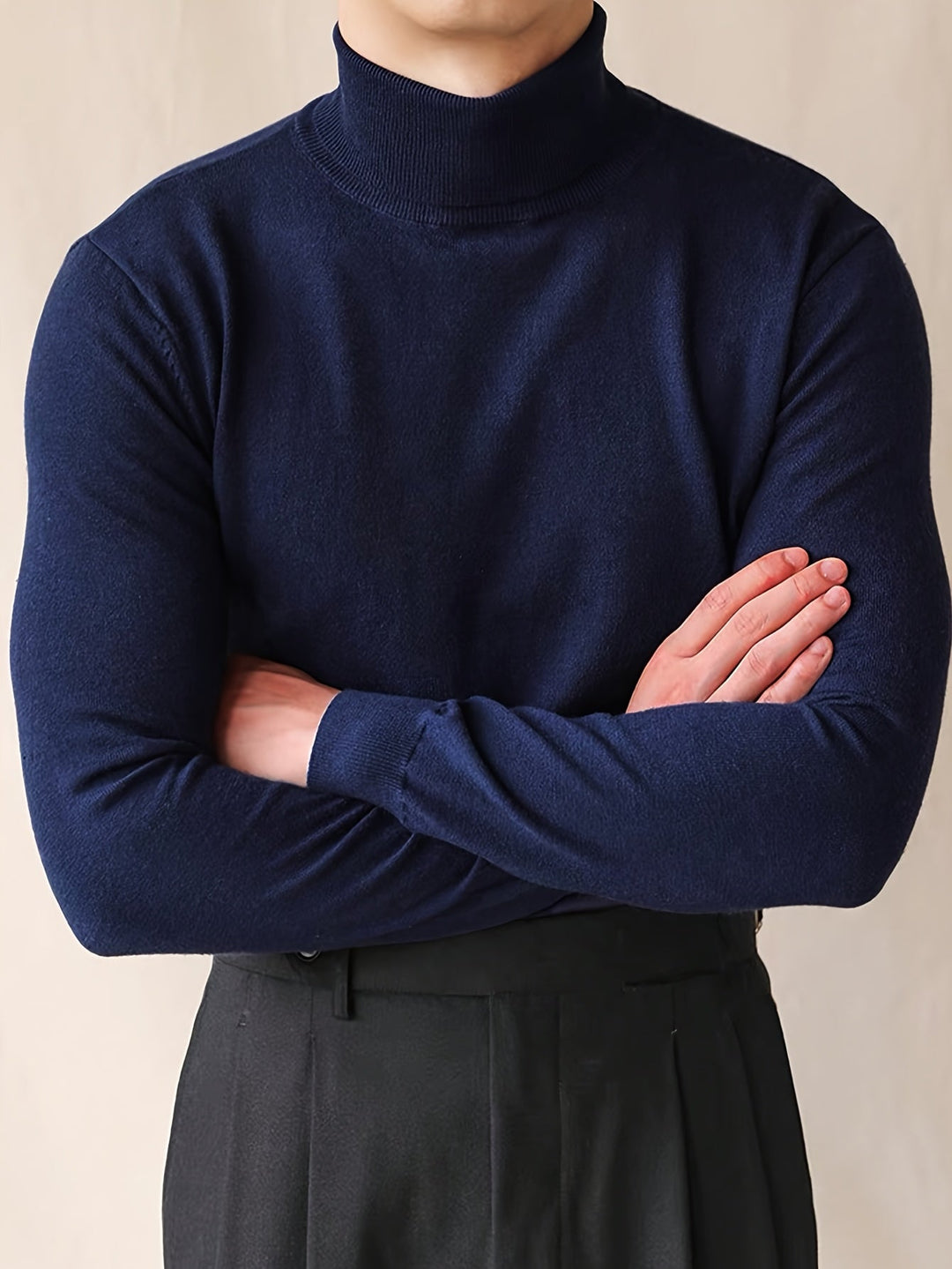 Romualdo | Sweater cuello alto entallado