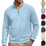 Ezio | Sweater texturado con cierre corto