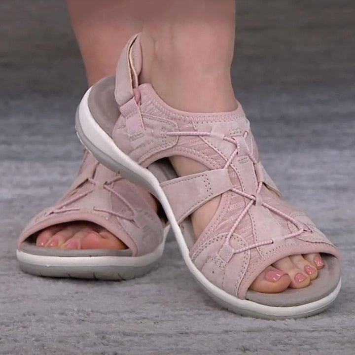 Úrsula | Sandalias acolchadas con velcro