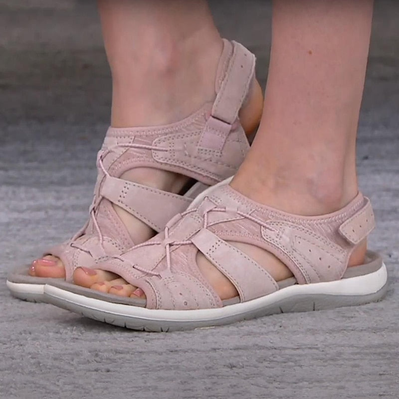 Úrsula | Sandalias acolchadas con velcro