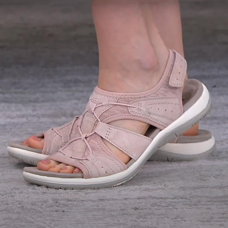 Úrsula | Sandalias acolchadas con velcro