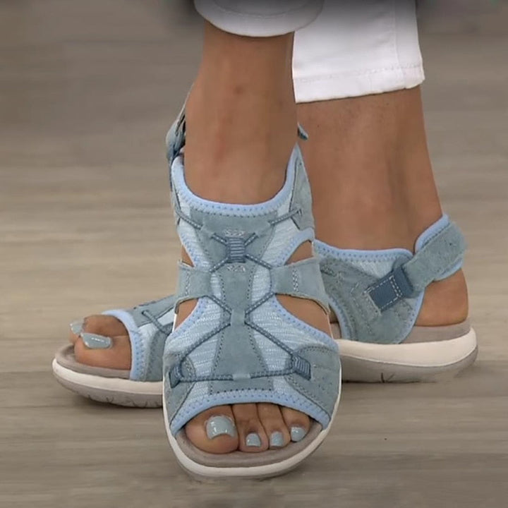 Úrsula | Sandalias acolchadas con velcro