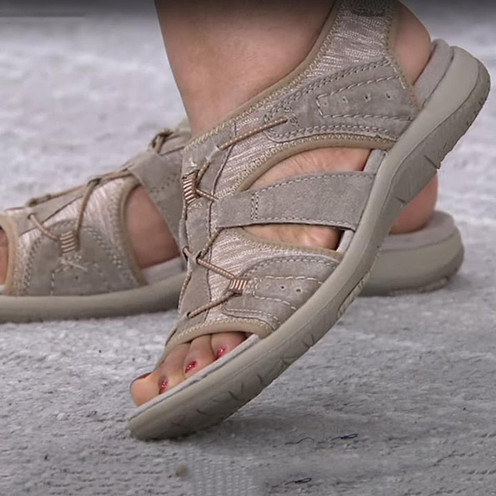 Úrsula | Sandalias acolchadas con velcro
