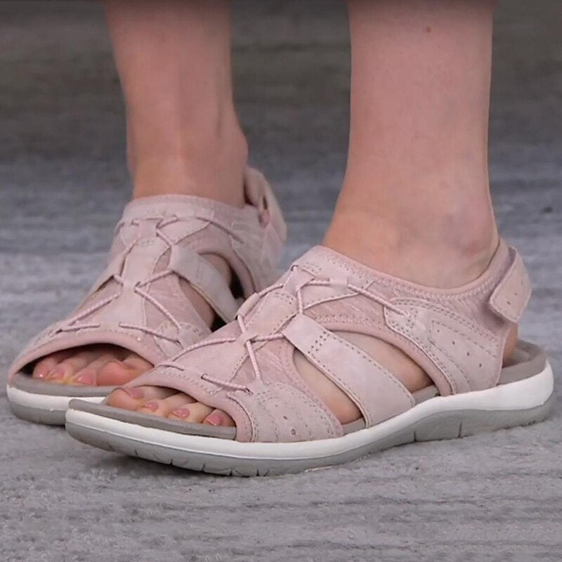 Úrsula | Sandalias acolchadas con velcro