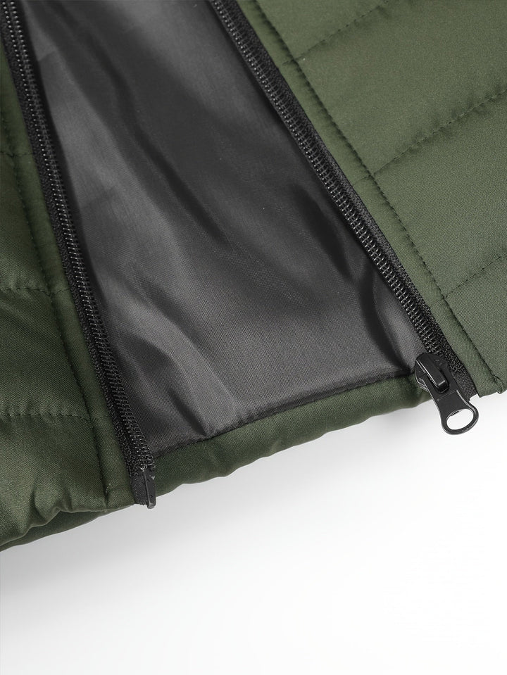 Saúl | Chaleco acolchado con cuello alto