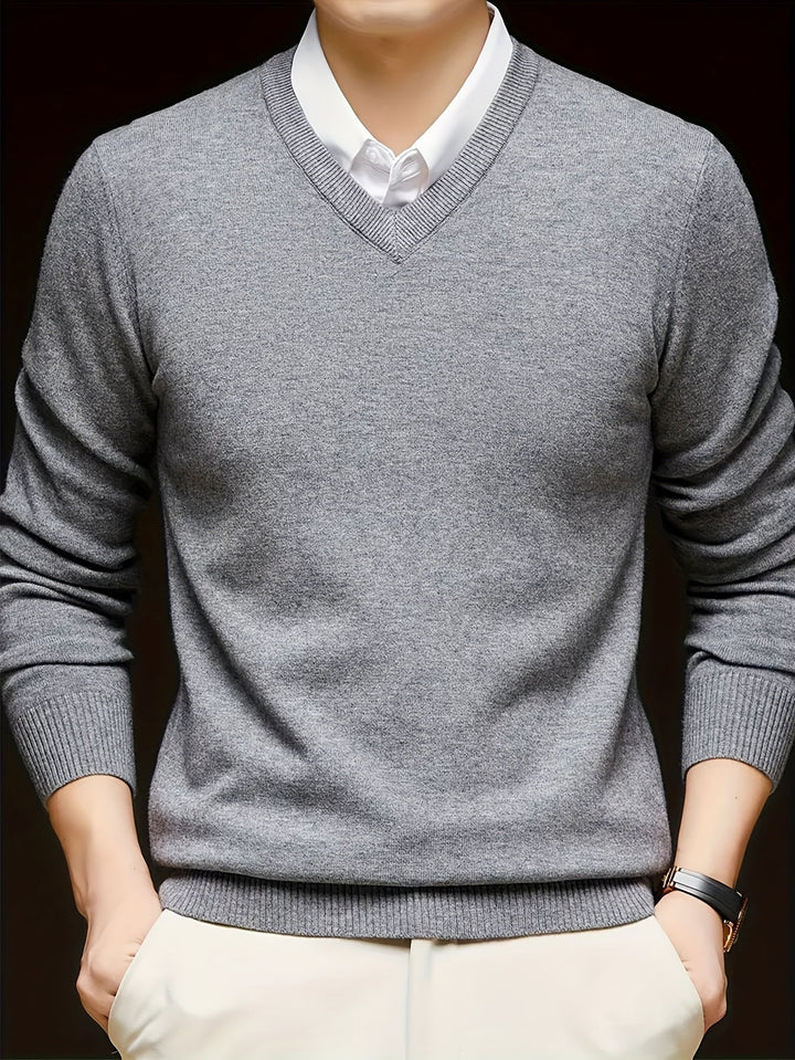 Germán | Sweater cuello V para hombre