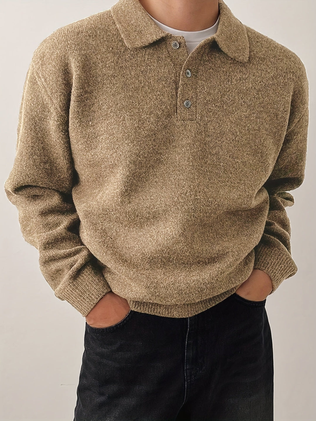 Silvio | Sweater con cuello de polo