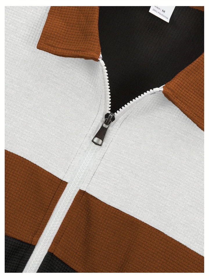 Melitón | Chaqueta con cierre color block