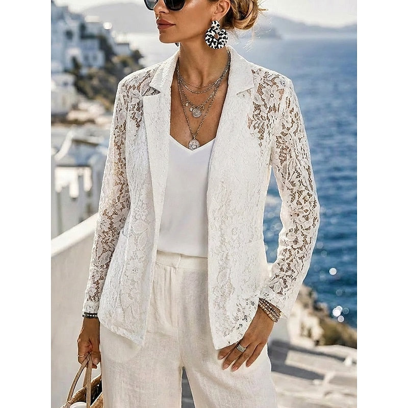 Elizabeth | Blazer de encaje calado