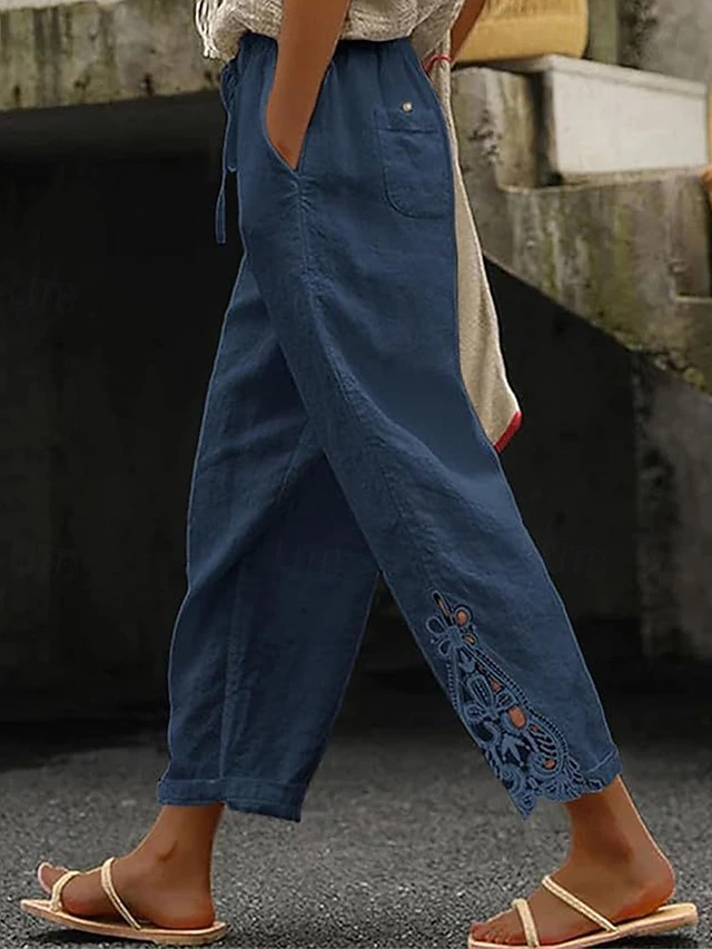 Helena | Pantalón capri holgado