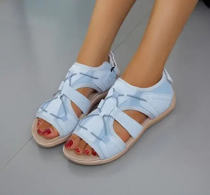 Úrsula | Sandalias acolchadas con velcro