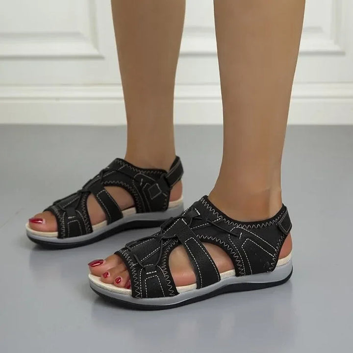 Úrsula | Sandalias acolchadas con velcro