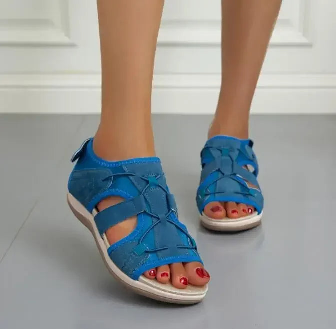 Úrsula | Sandalias acolchadas con velcro