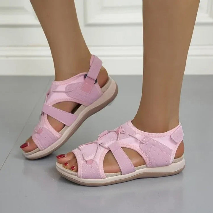 Úrsula | Sandalias acolchadas con velcro