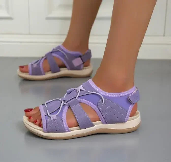 Úrsula | Sandalias acolchadas con velcro