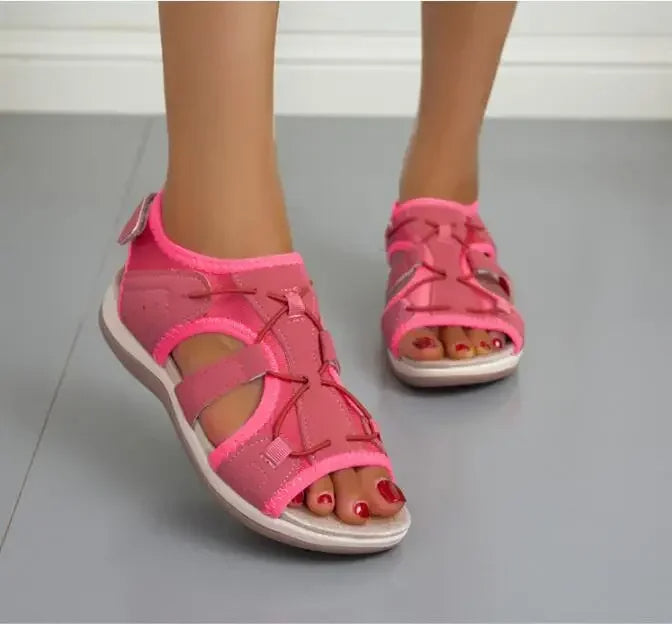Úrsula | Sandalias acolchadas con velcro