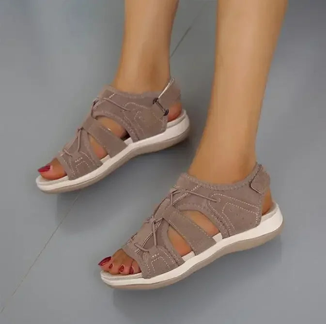 Úrsula | Sandalias acolchadas con velcro