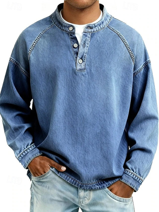 Cristian | Camisa manga larga estilo vintage