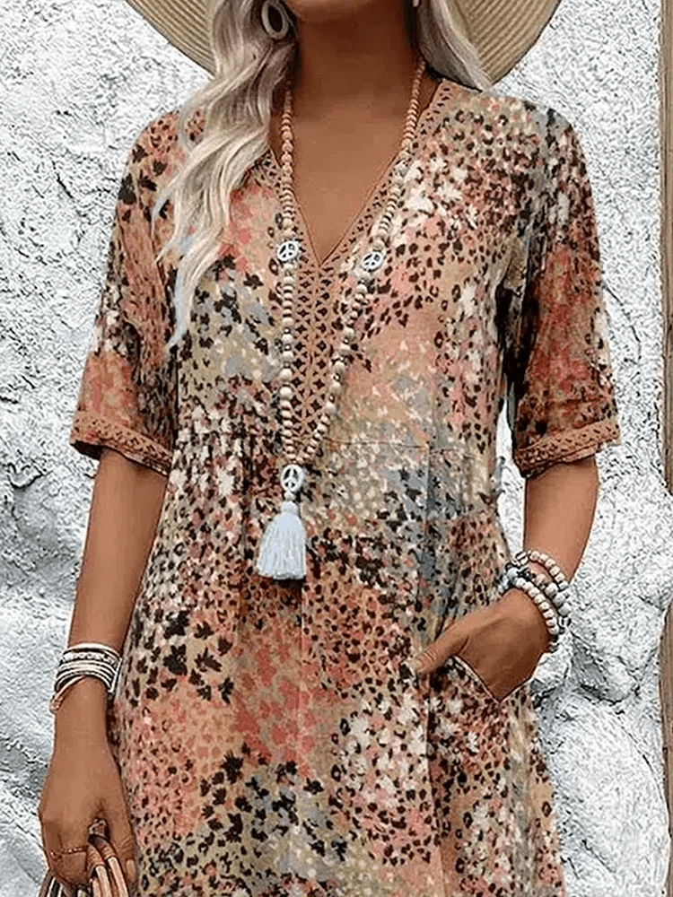 María Alejandra | Vestido veraniego estampado