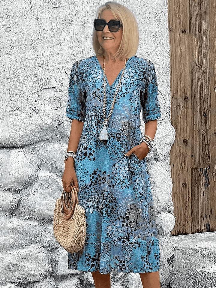María Alejandra | Vestido veraniego estampado