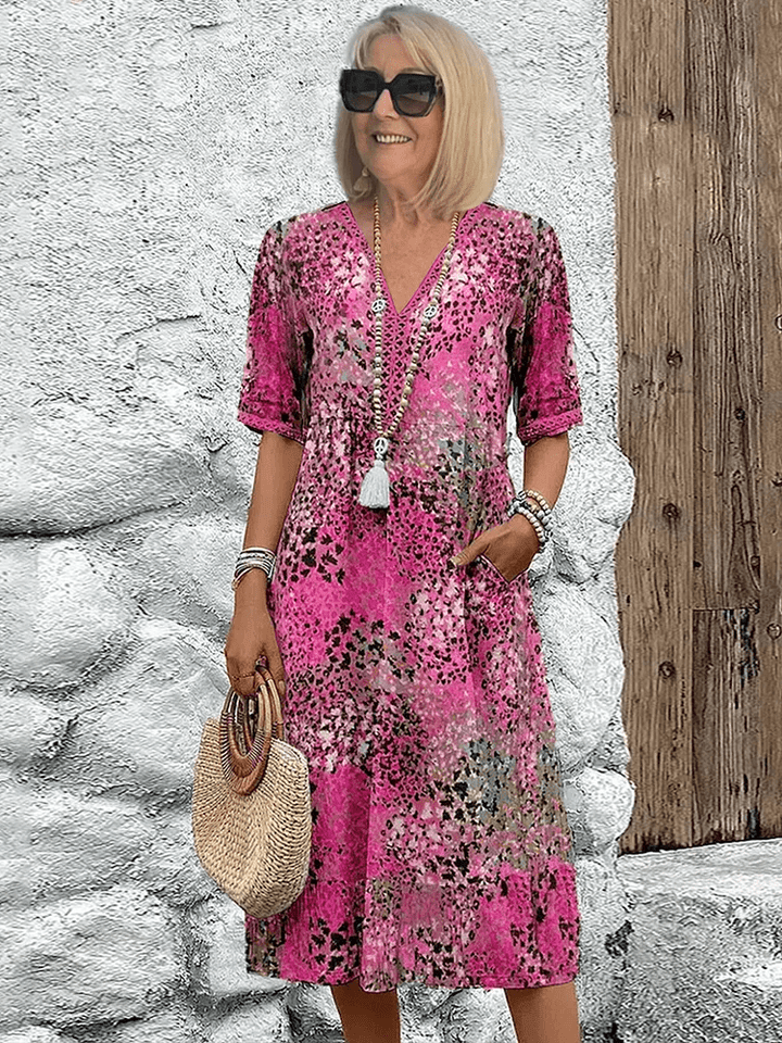 María Alejandra | Vestido veraniego estampado