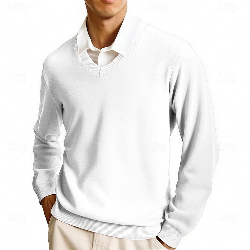 Armando | Sweater cuello V clásico