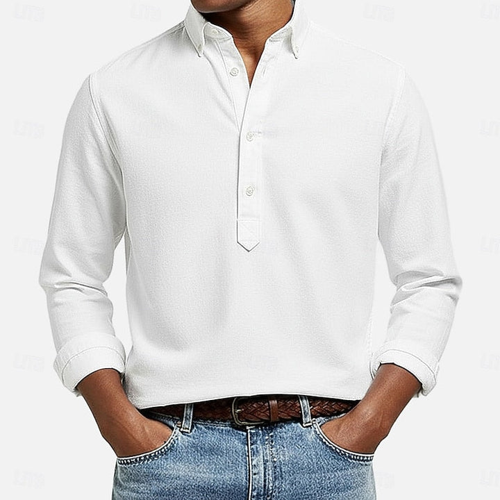 Ubaldo | Camisa casual con media botonadura