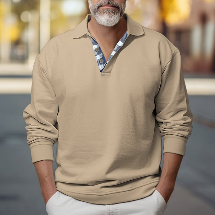 Elías | Polerón con cuello polo