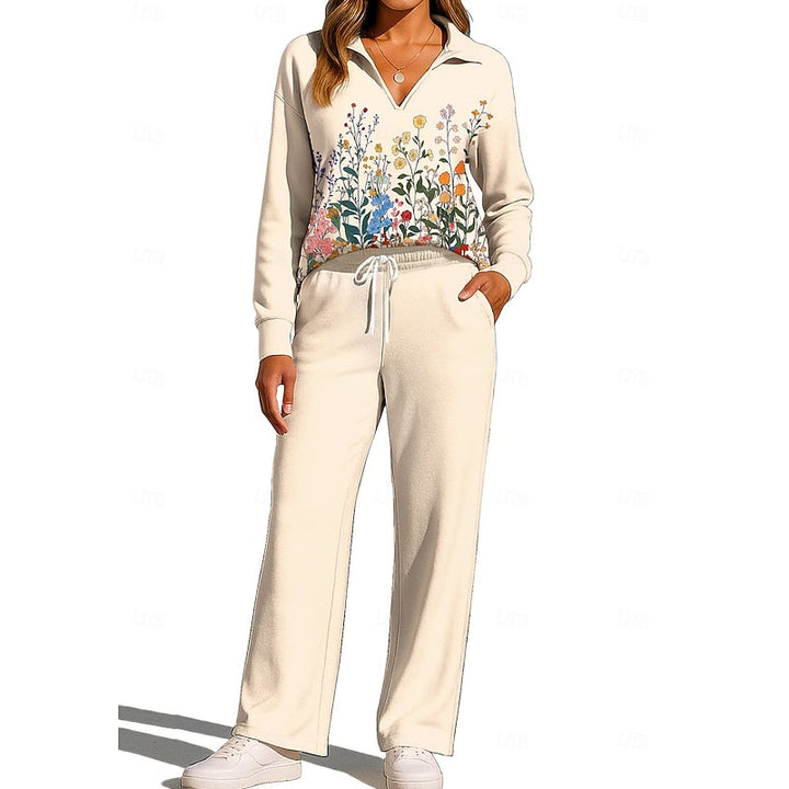 Betsabé | Conjunto de dos piezas con estampado floral