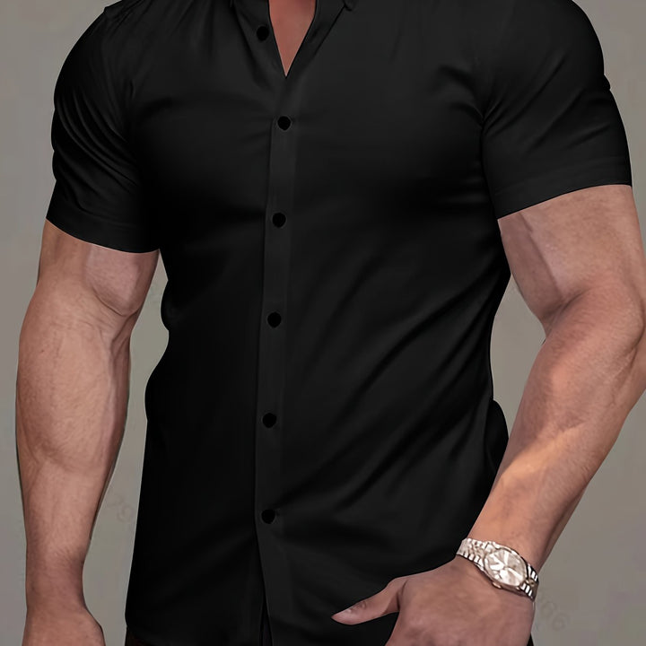 Flavio | Camisa manga corta clásica para hombre