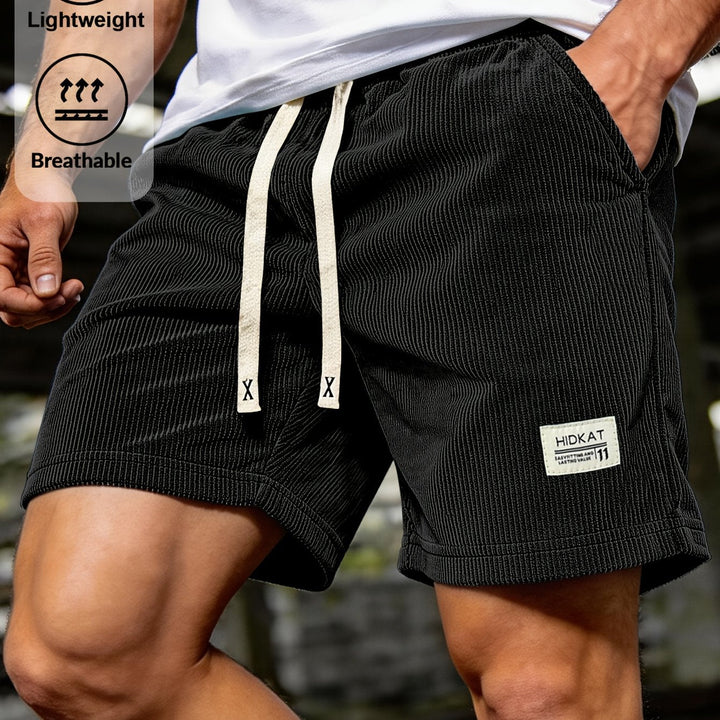 Tránsito | Shorts con textura acanalada y cordón