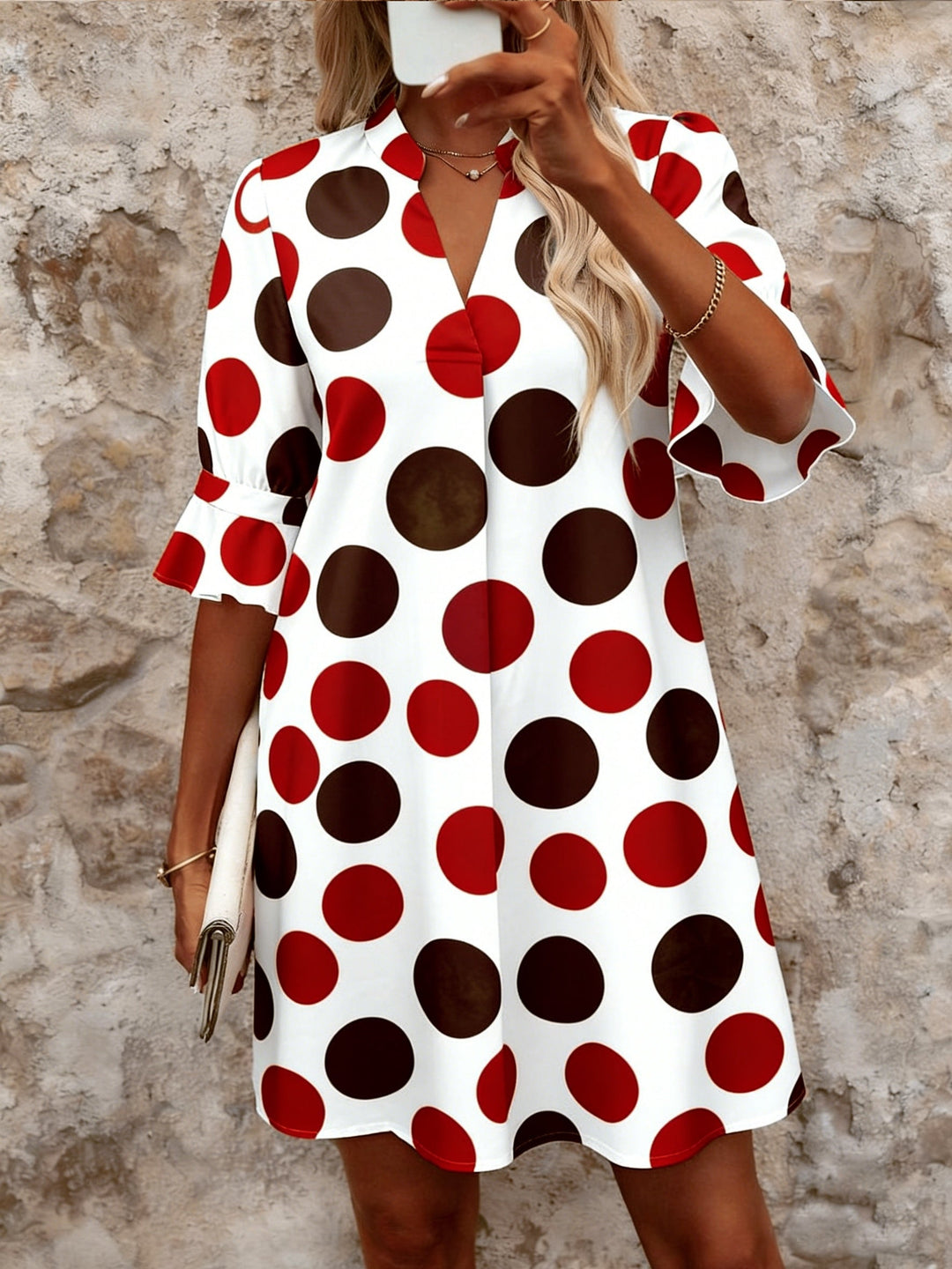 Julieta | Vestido corto de lunares
