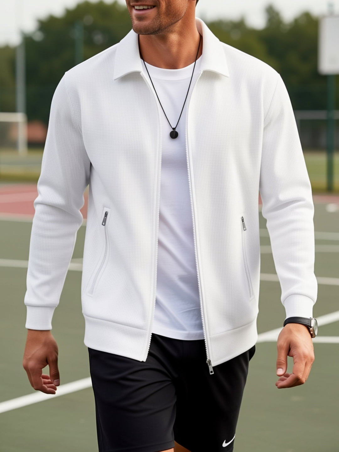 Artemio | Chaqueta con cierre y textura
