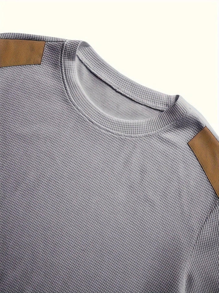 Emilio | Sweater texturado con coderas