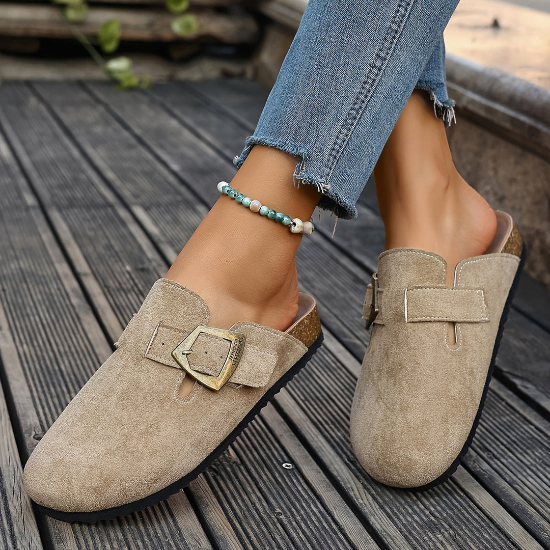 Priscilla | Mules con hebilla