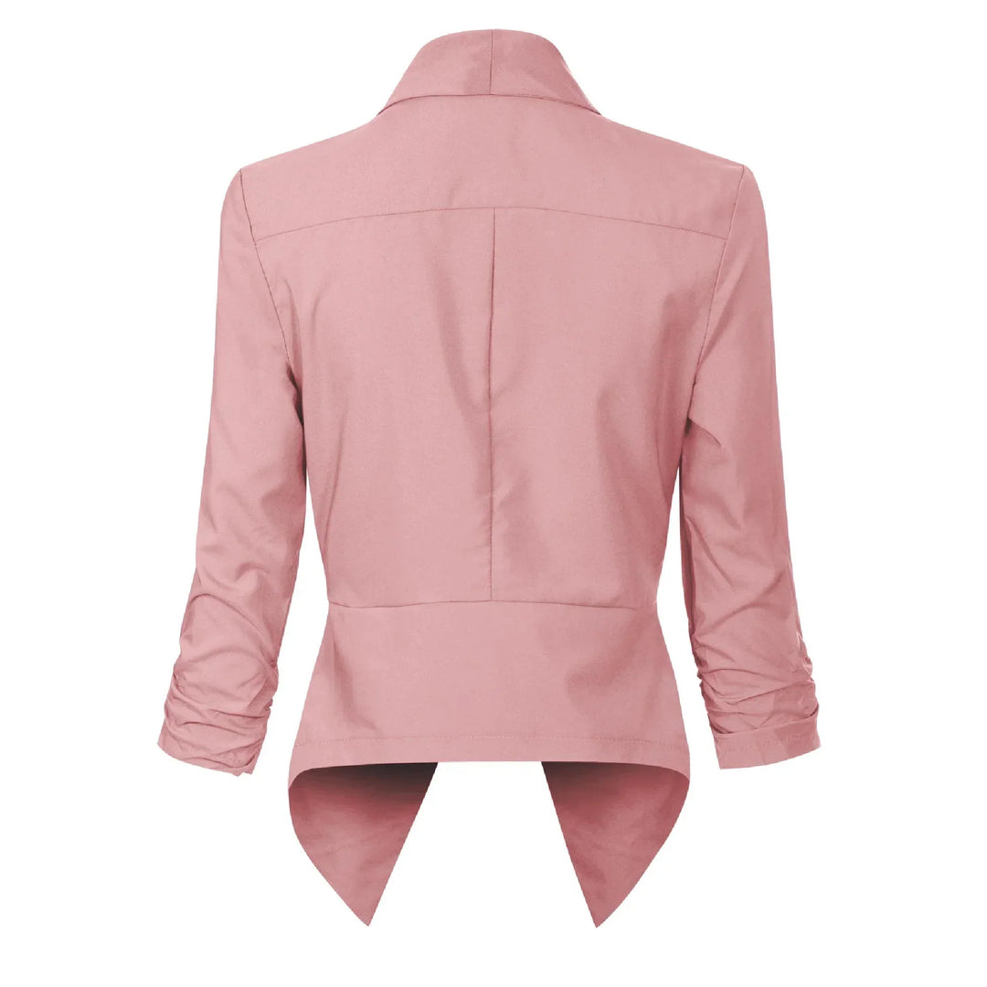 Mariana | Blazer de solapa cruzada sin botones