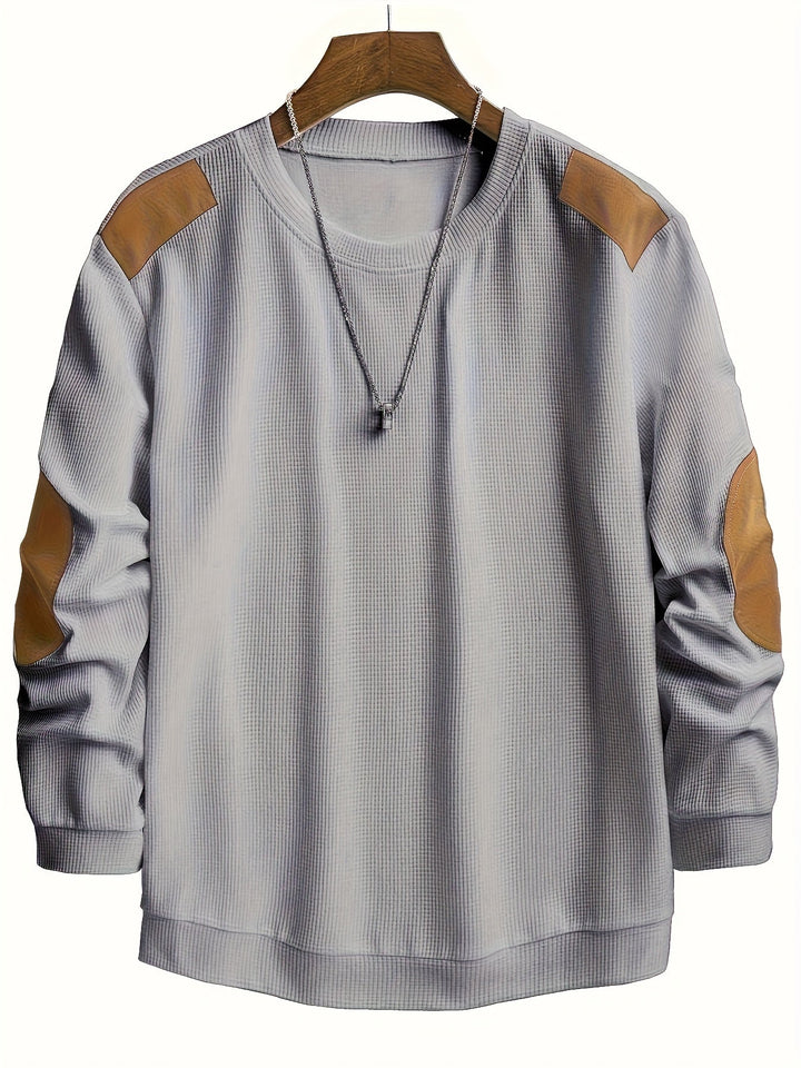 Emilio | Sweater texturado con coderas