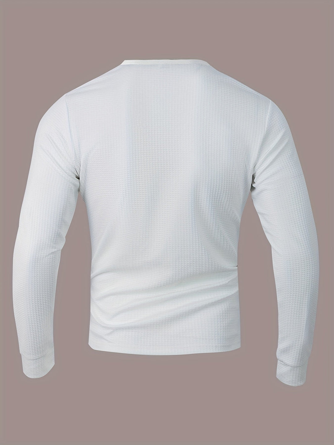Gunther | Polera henley manga larga con textura