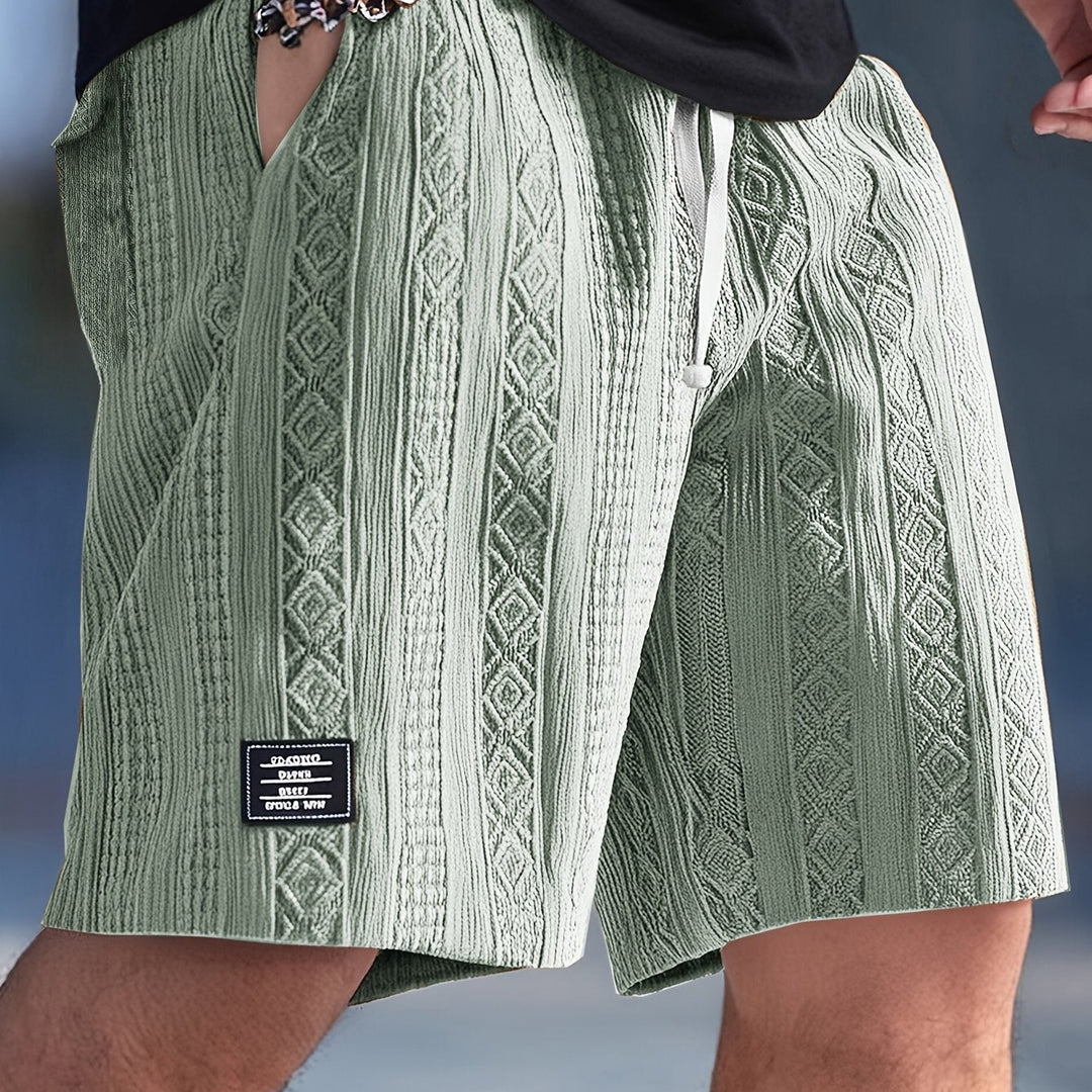 Ceferino | Short texturado con cordón