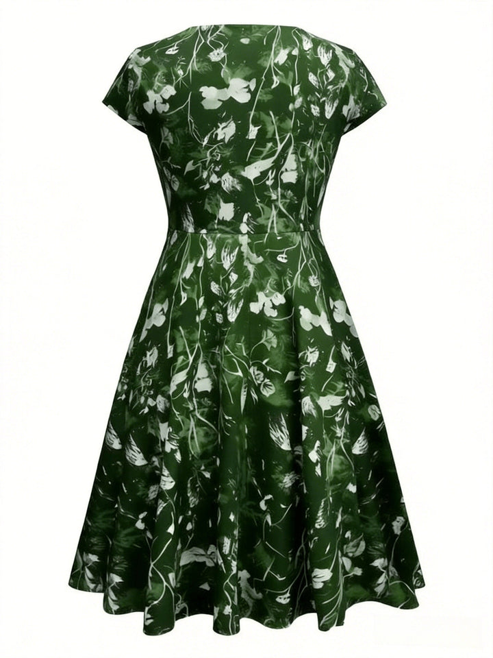 Nayadeth | Vestido floral corte A con bolsillos