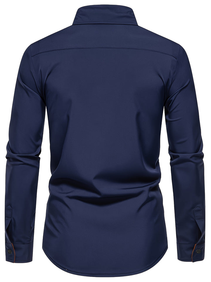 Rubén | Camisa slim con ribete en contraste