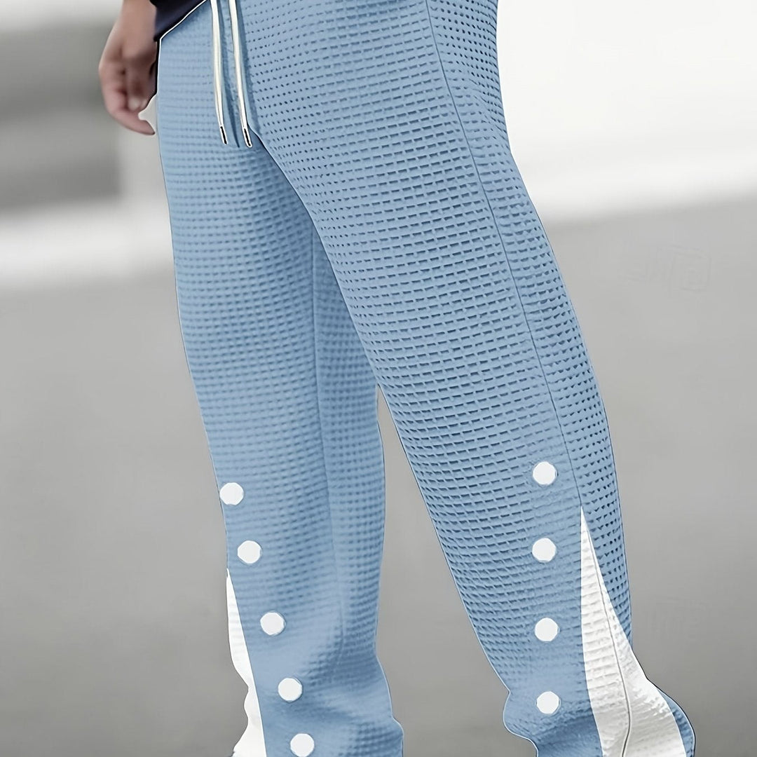 Antü | Pantalón texturado con botones laterales