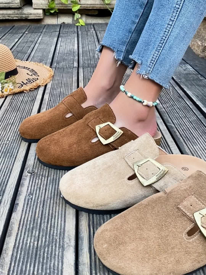 Priscilla | Mules con hebilla