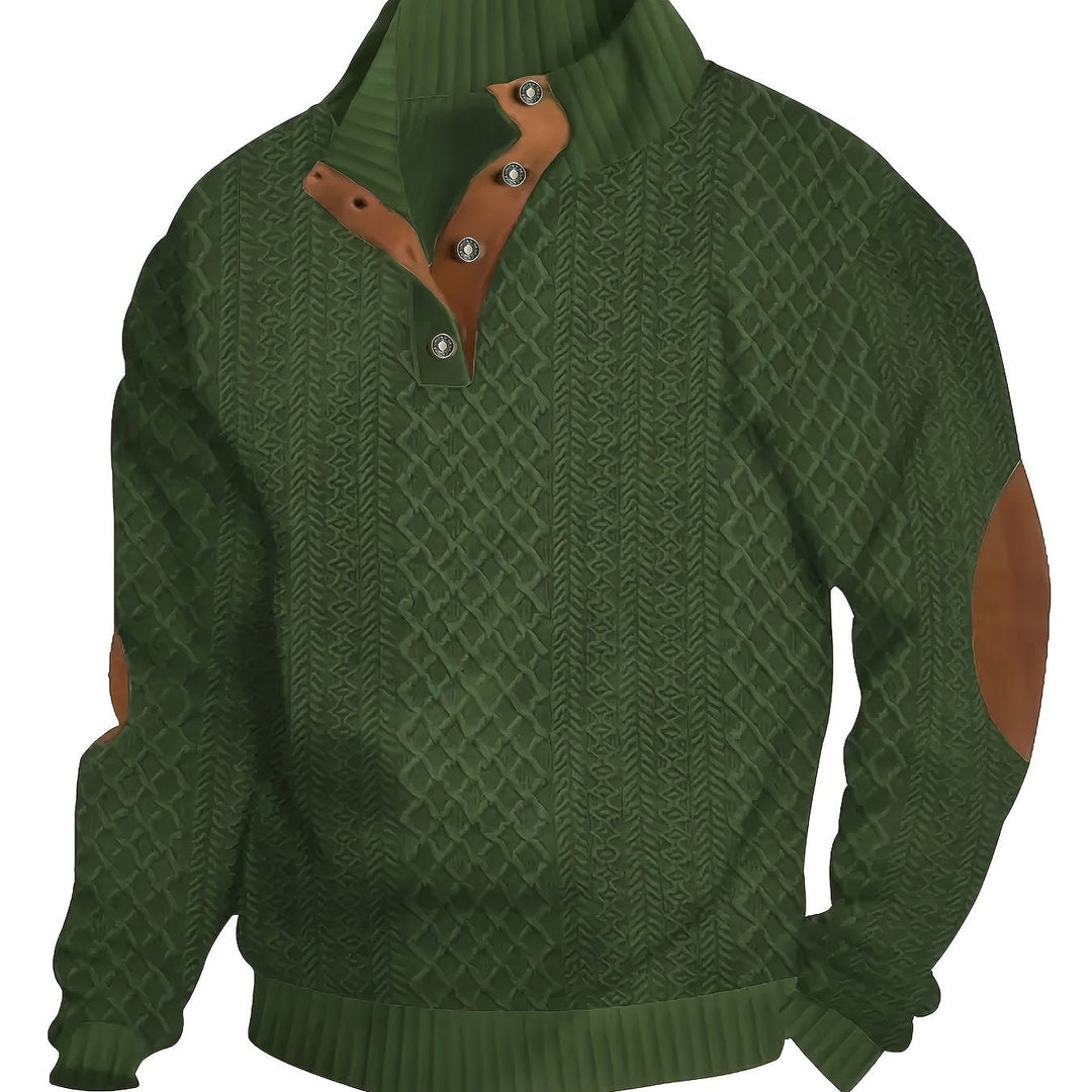 Recaredo | Sweater de cuello alto con botones